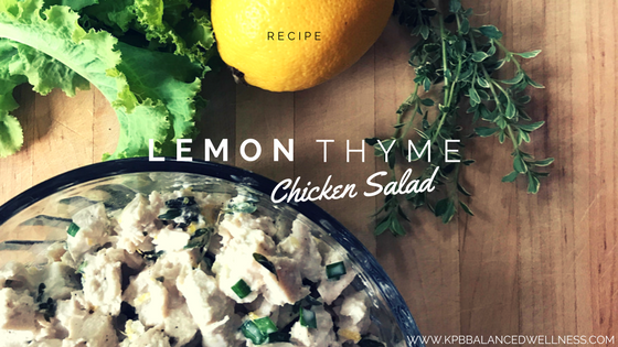 Lemon Thyme Chicken Salad