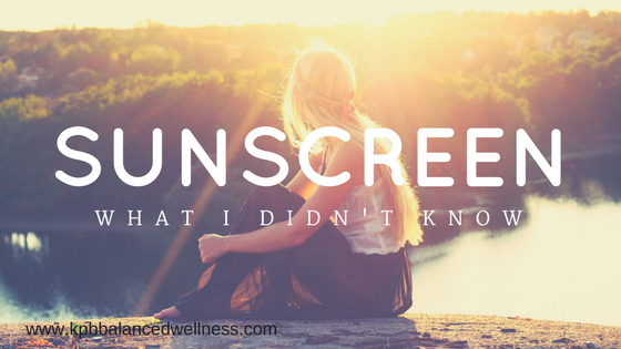 Sunscreen: What I Didn’t Know